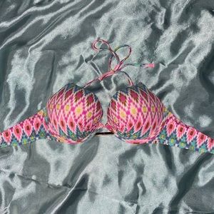 Victoria’s Secret bombshell bikini top Ikat 34C